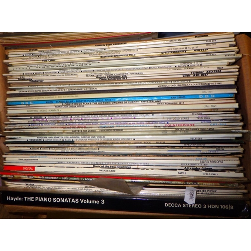 375 - Four boxes of classical interest Lps