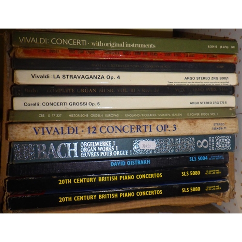 375 - Four boxes of classical interest Lps