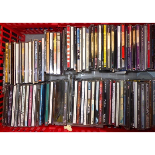 382 - Three boxes of misc Cds & cassettes (3)