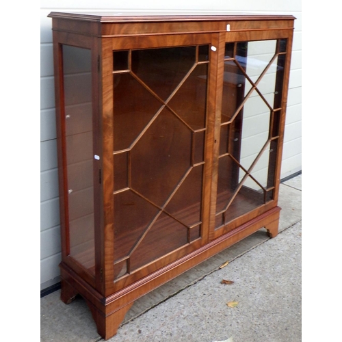 674 - A mahogany two door cabinet, 109cm wide