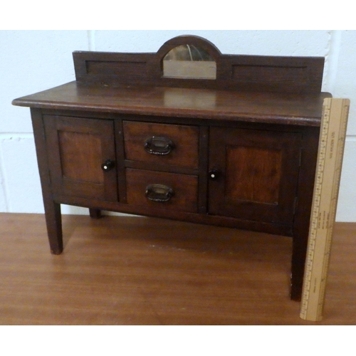 809 - A miniature sideboard