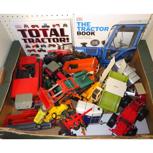 100 - A group of Die cast tractors and trailers etc (2)