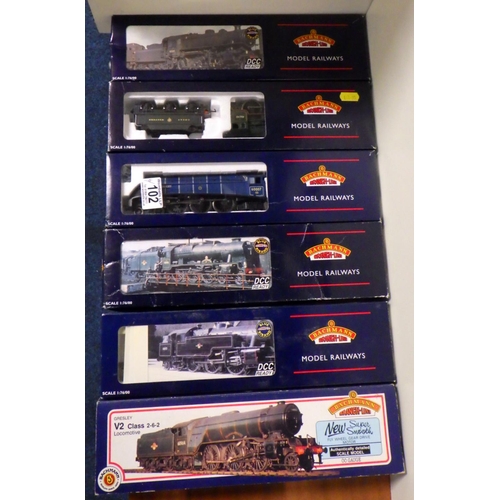 102 - Six Bachmann model Locos 
All models have been out of the boxes and used, sold as seen AF