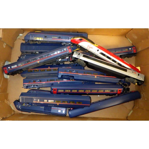 109 - A box of various Hornby model trains
All models have been used, sold as seen AF