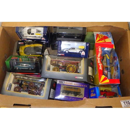 110 - Various boxed die cast vehicles, Corgi etc
All models have been out of the boxes and used, sold as s... 