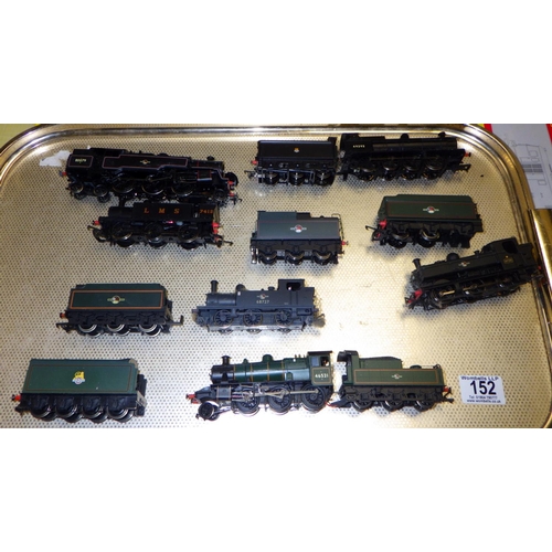 152 - Hornby & Bachmann Locos and carriages etc 
All models have been used, sold as seen AF