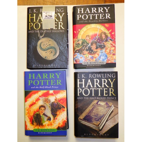 242 - Four Harry Potter books