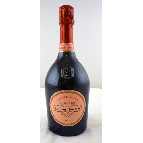 4 - Cuvee Rose - Champagne - Laurent-Perrier, a single 0.75lt bottle.