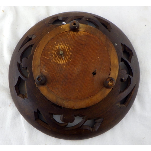 275 - A Black Forest style carved musical circular bowl