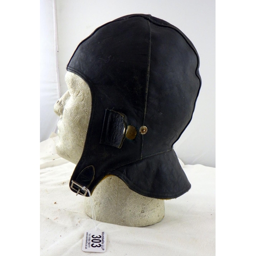 303 - A leather flying cap