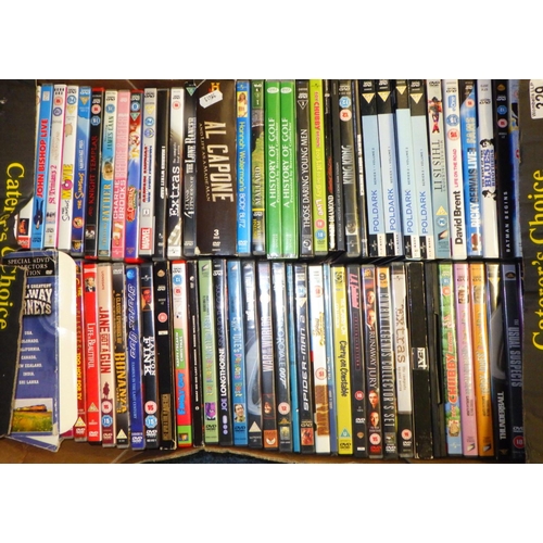 329 - A box of Dvds