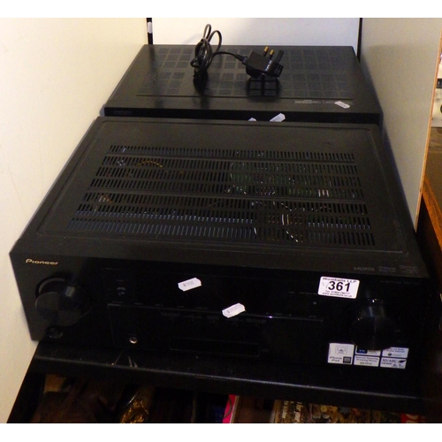 361 - A Pioneer and Onkyo AV Receivers (2)