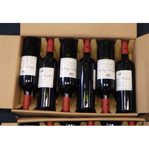 63 - Chateau Senejac 2007, two cardboard boxed cases each of twelve 0.75lt bottles.   Ex. the wine cellar... 