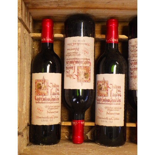 65 - Chateau des Laudes Saint-Emilion Grand Cru 1997, a half case comprising six 0.75lt bottles in origin... 