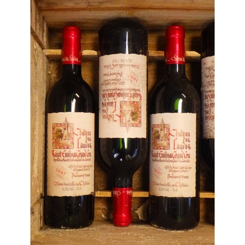 65 - Chateau des Laudes Saint-Emilion Grand Cru 1997, a half case comprising six 0.75lt bottles in origin... 