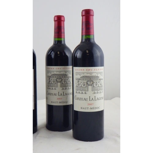 72 - Grand Cru Classe - Chateau La Lagune - 2007 - Haut-Medoc, two 0.75lt bottles; two other bottles.  (4... 