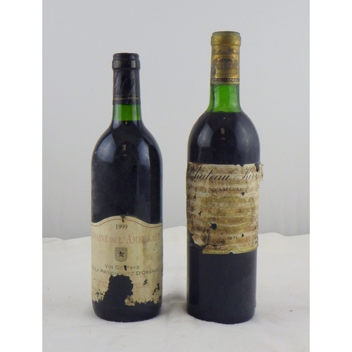 78 - Chateau Kirwan - Grand Cru Classe - Margaux - 1971, a single 0.75lt bottle; Domaine de l'Ameillaud -... 