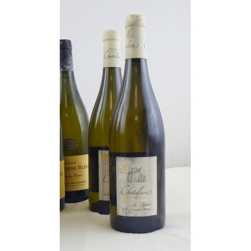 82 - Sylvain Dussort - 2008 Bourgogne Blanc - Cuvee des Ormes, four 0.75lt bottles; Chatelain Pouilly-Fum... 