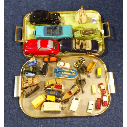 90 - Two tray lots of misc die cast vehicles to include Lesney, Matchbox, Dinky etc (2)