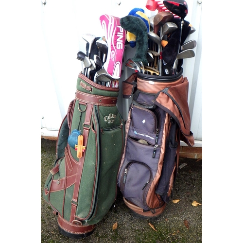 755 - A qty of misc golf clubs (2)