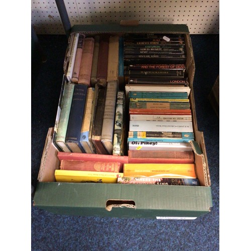 838 - Three boxes of misc books