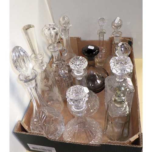 207 - A group of twelve misc decanters (12)