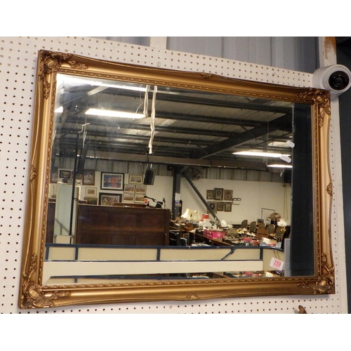 259 - Two modern framed mirrors