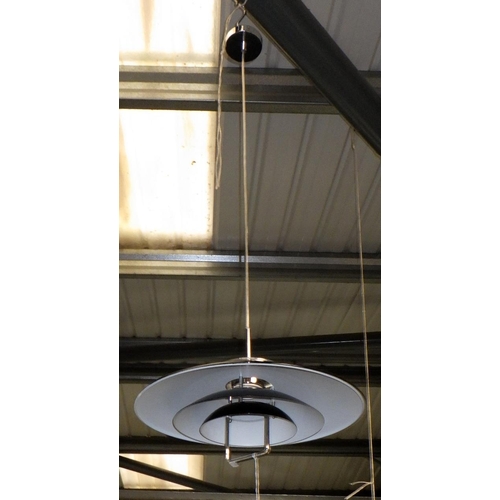 290 - A retro design ceiling light (John Lewis) 40cm D