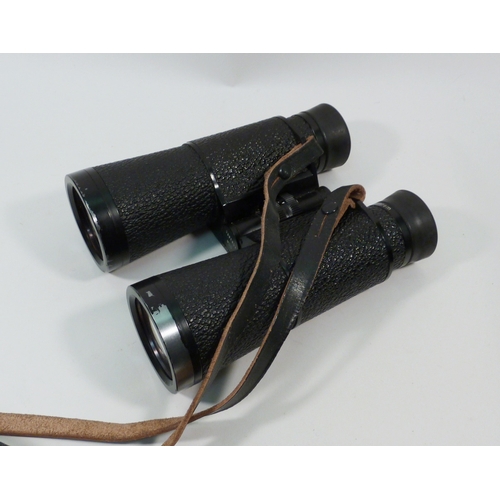 547 - A pair of Zeiss Jena DDR 10x40B Notarem binoculars.  No case, fungus to left hand lens A/f.