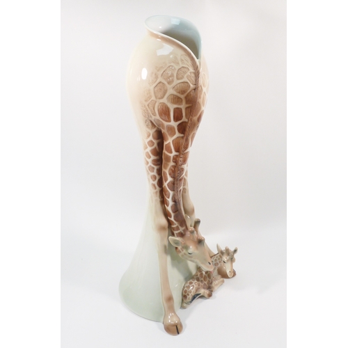 145 - A Franz Giraffe vase, approx 380mm tall.