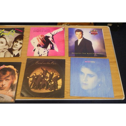 556 - Lps to include David Bowie, Blondie, Alison Moyet, Sting album picture disc etc