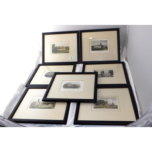 15 - A group of 16 misc framed prints, some Yorkshire interest