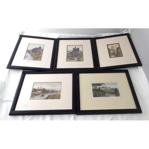 15 - A group of 16 misc framed prints, some Yorkshire interest