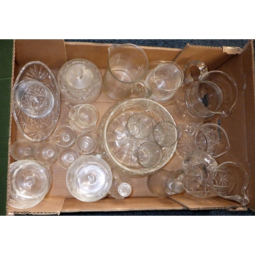 68 - Three boxes of various glass ware to include Stuart etc (3)