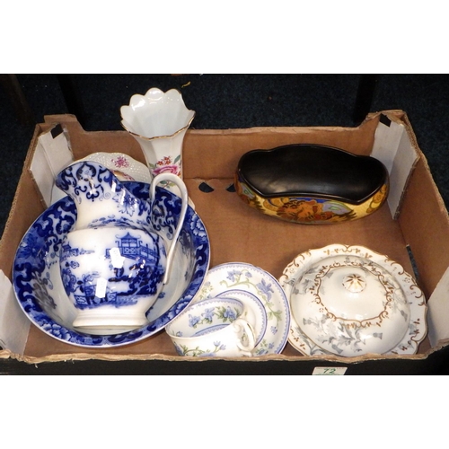 72 - A group of various damaged ceramics