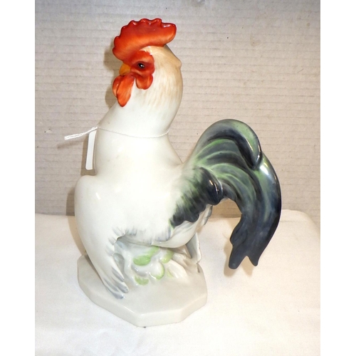 110 - A Herend Rooster  22cm tall