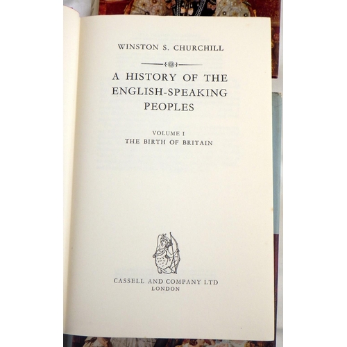 96 - Winston S Churchill, A History Of The English- Speaking Peoples Vols I-IV