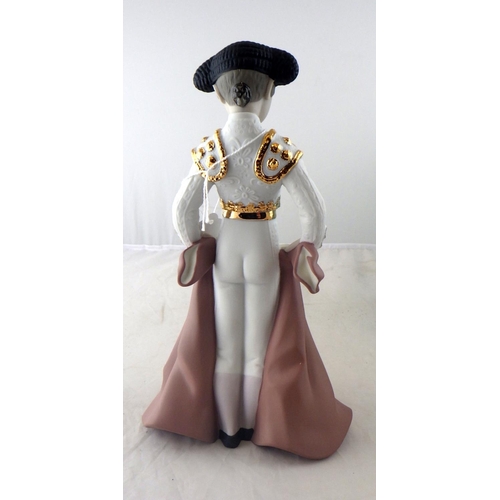 134 - A Lladro Young Torero figure, with box 24cm tall