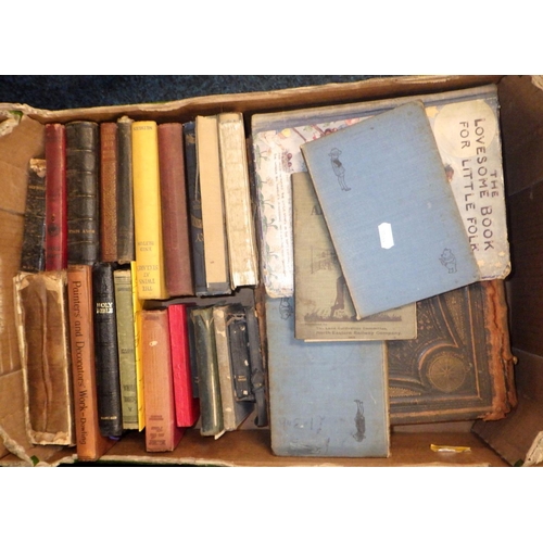 143 - Three boxes of various books to include Household Physician, bible etc (3)