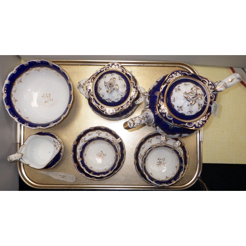 150 - A 19thC part Tea set AF