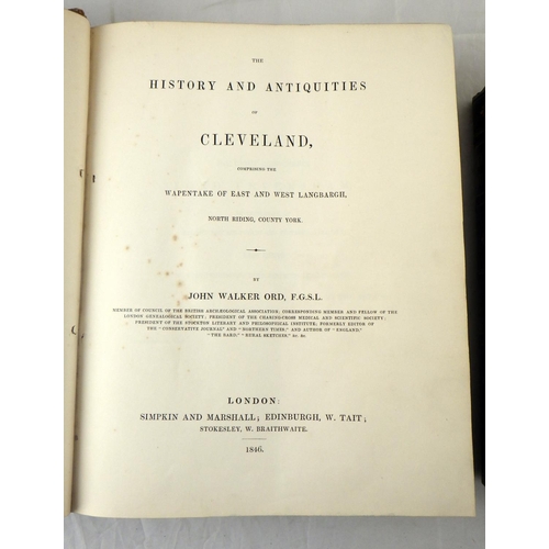 151 - BOOKS: Ord's History Of England 1846 & Dr Johnson's Works 1877 (2)