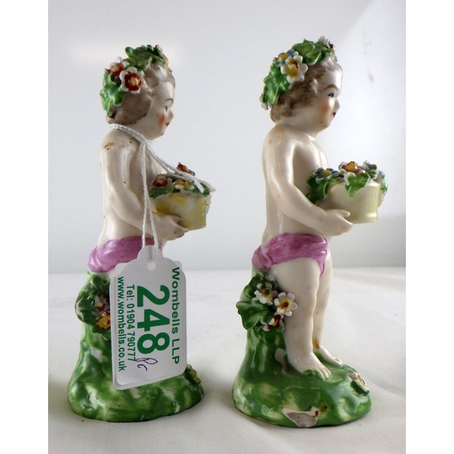 14 - Two Derby Puttis AF 13cm tall AF