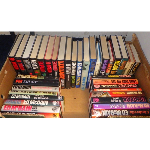 8 - Ed McBain novels, all hardbacks incl Hamish Hamilton early impressions; a qty of paperbacks by the s... 