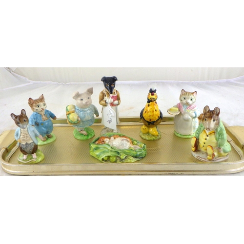 294 - A collection of Various Beatrix Potter animals (8)