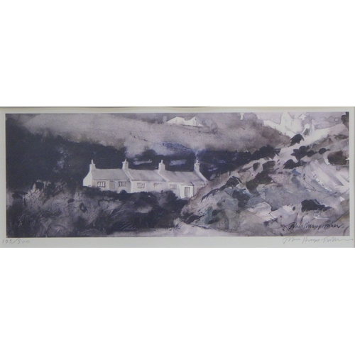 125 - After John Knapp Fisher (British 1931 - 2015): West Wales landscape view, limited edition print sign... 