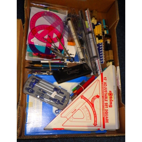 146 - Drawing instruments, artists materials etc.  (2)