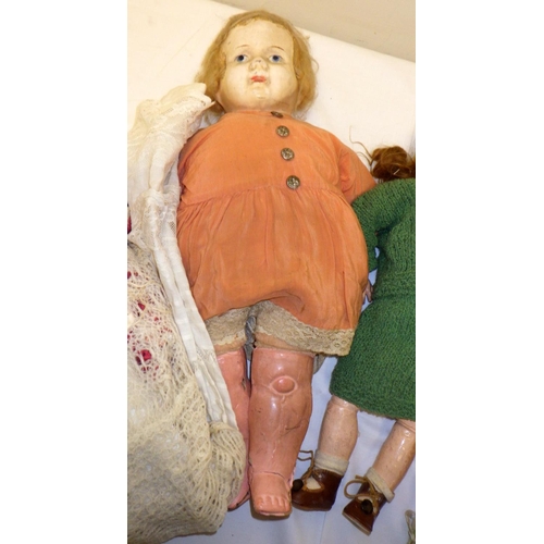 178 - A group of four vintage dolls to include 995 A 4/0 X M, AF