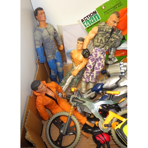 192 - A group of Action Man figures and accessories