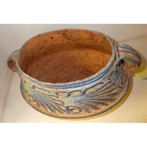 217 - An Art Pottery two handle planter 33cm wide