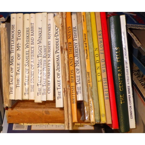 221 - A group of misc books to include Beatrix Potter, Ladybird, Blues & Soul magazines  etc